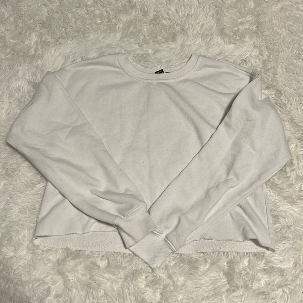 forever 21 cropped crewneck